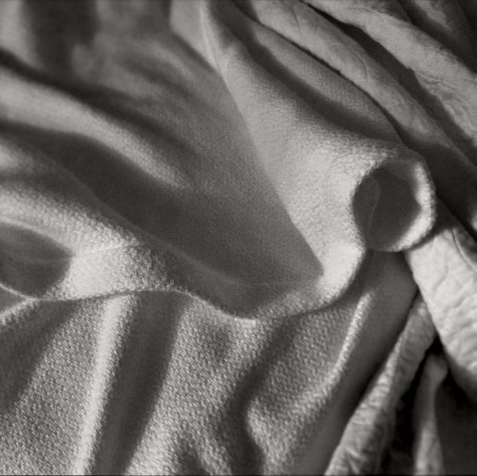 black and white image of blanket