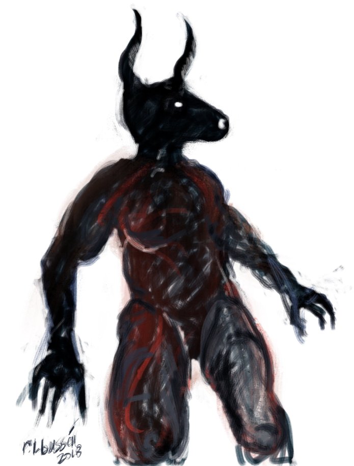 Minotaur by rl busséll © rl busséll 2018