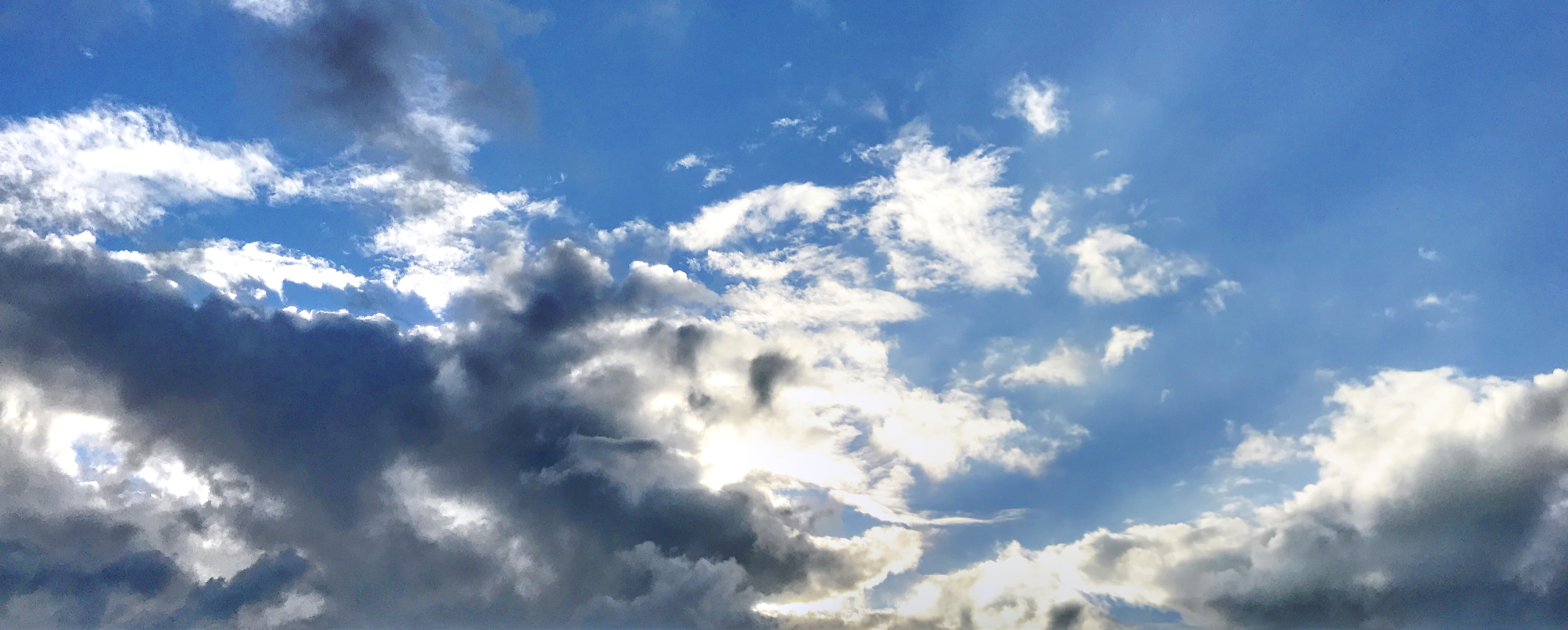 Morning sunrise with clouds