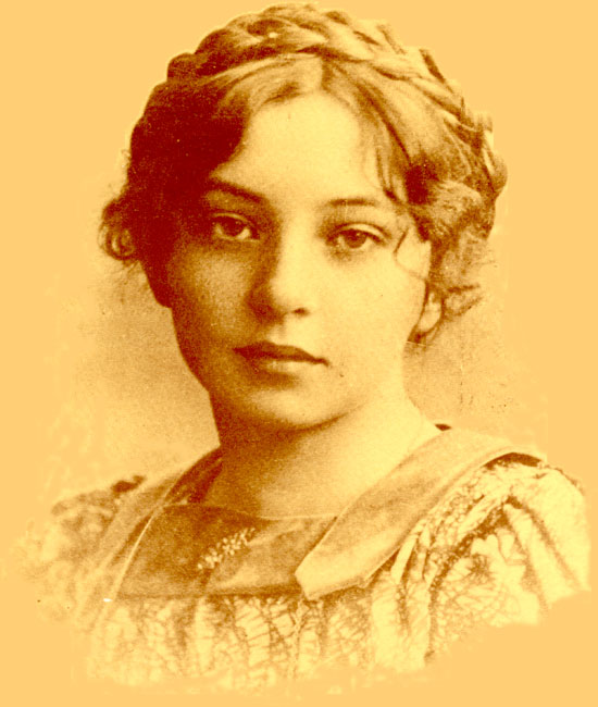 Sigrid Undset as a young girl - Photographer Unknown